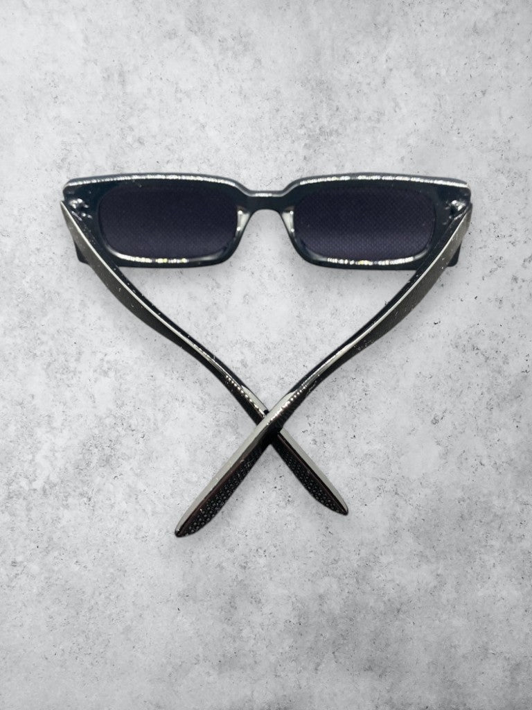 Lunettes de Soleil Rectangulaires Noires