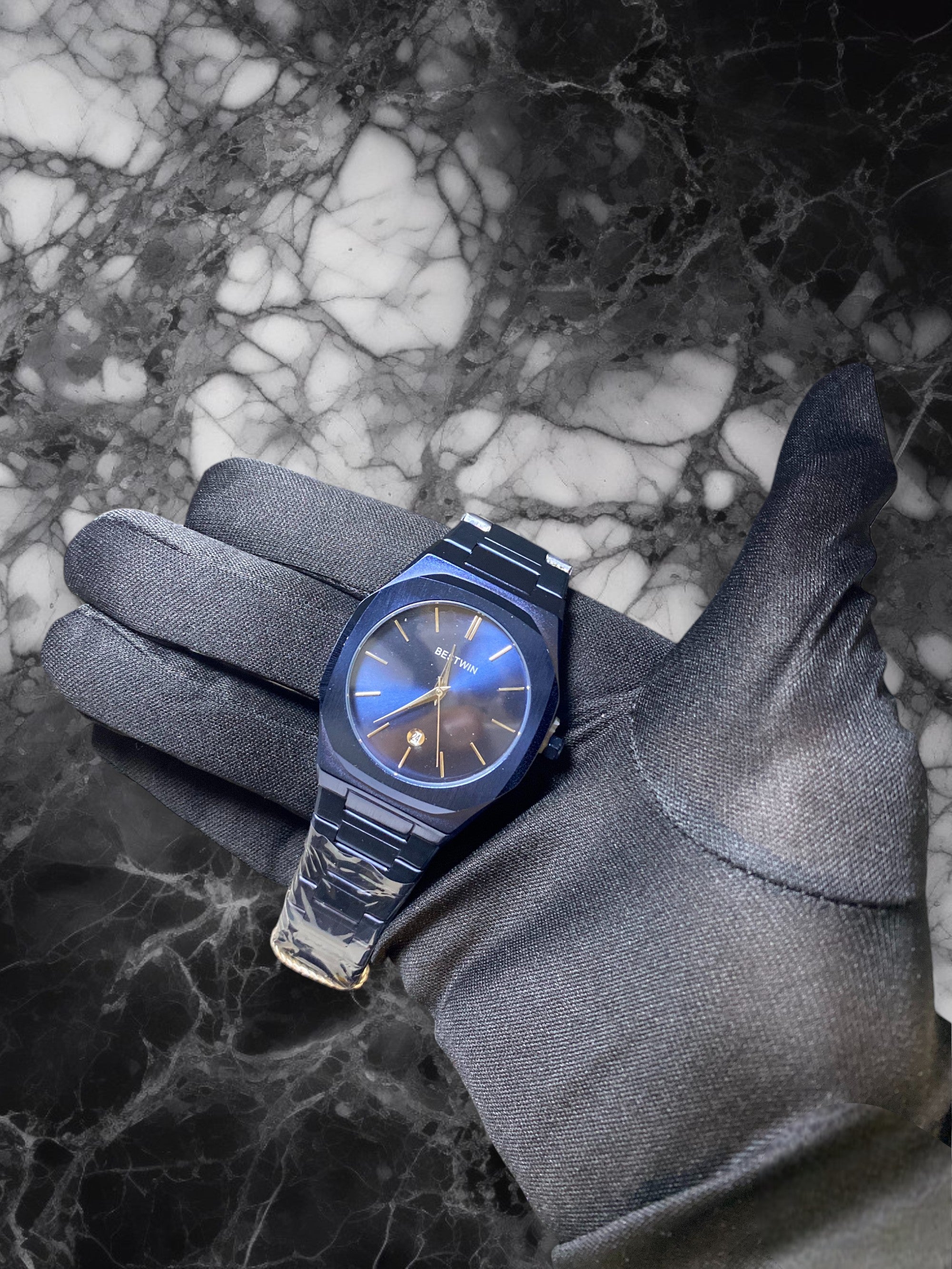 Montre BESTWIN – Acier Bleu Nuit