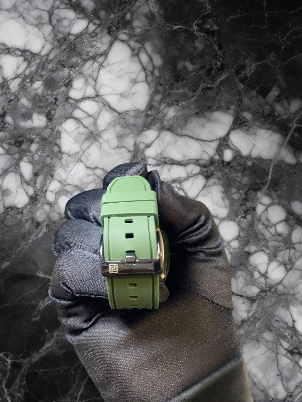 Montre NAVIFORCE Chronographe – Vert Transparent