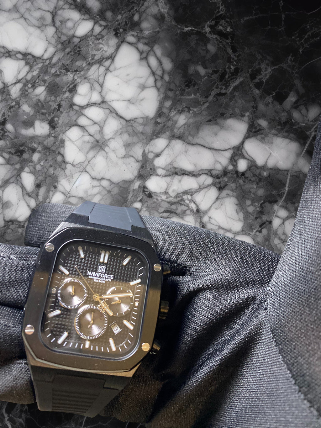 Montre NAVIFORCE Chronographe – Noir