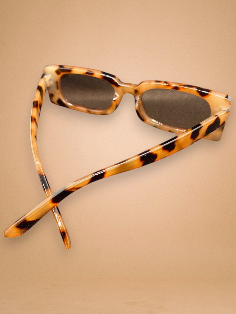 Lunettes de Soleil Écaille Rectangulaires