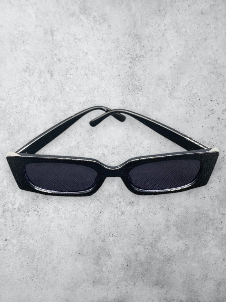 Lunettes de Soleil Rectangulaires Noires