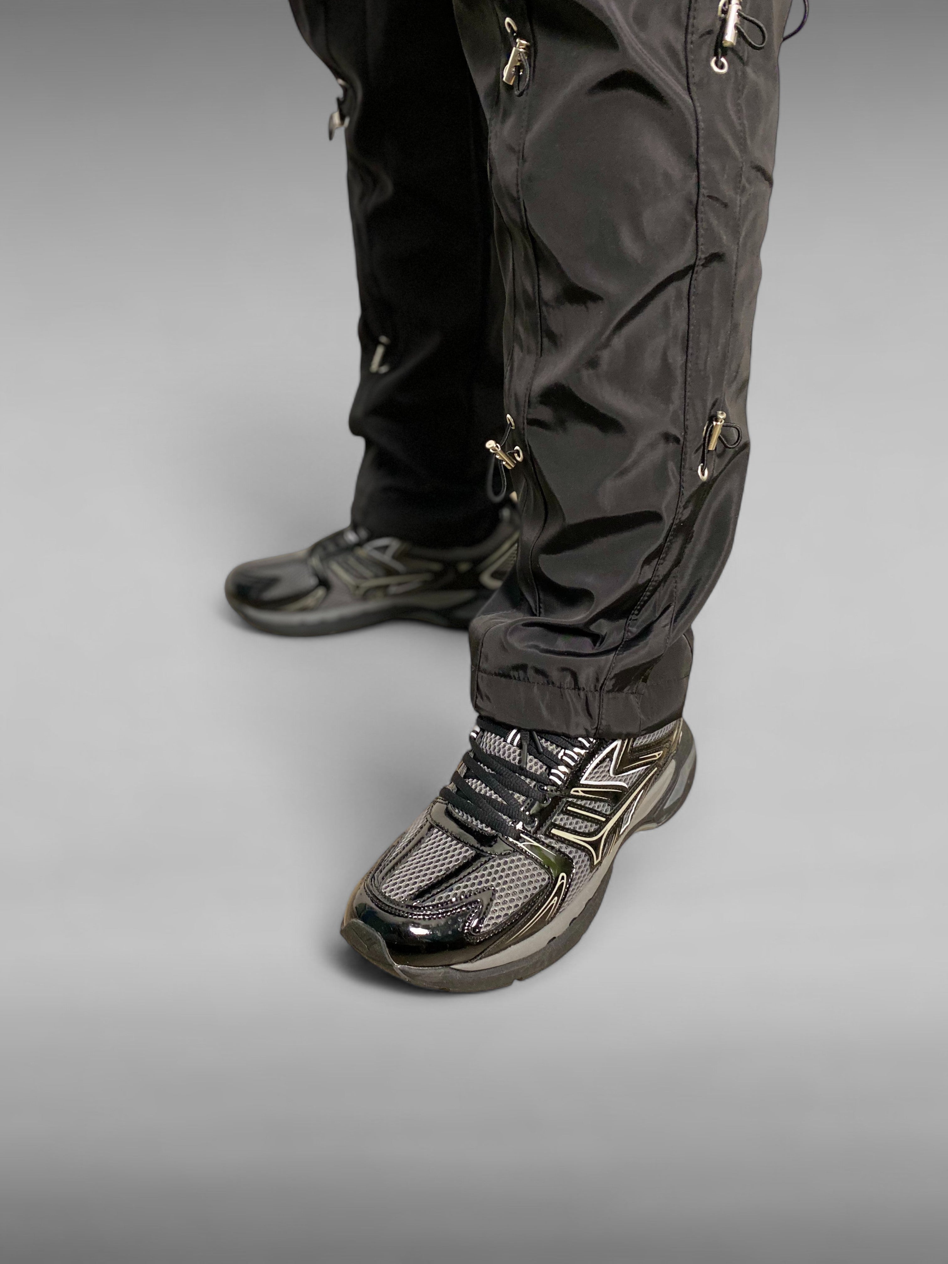 Cargo Technique Noir à Détails Métalliques – IKAO