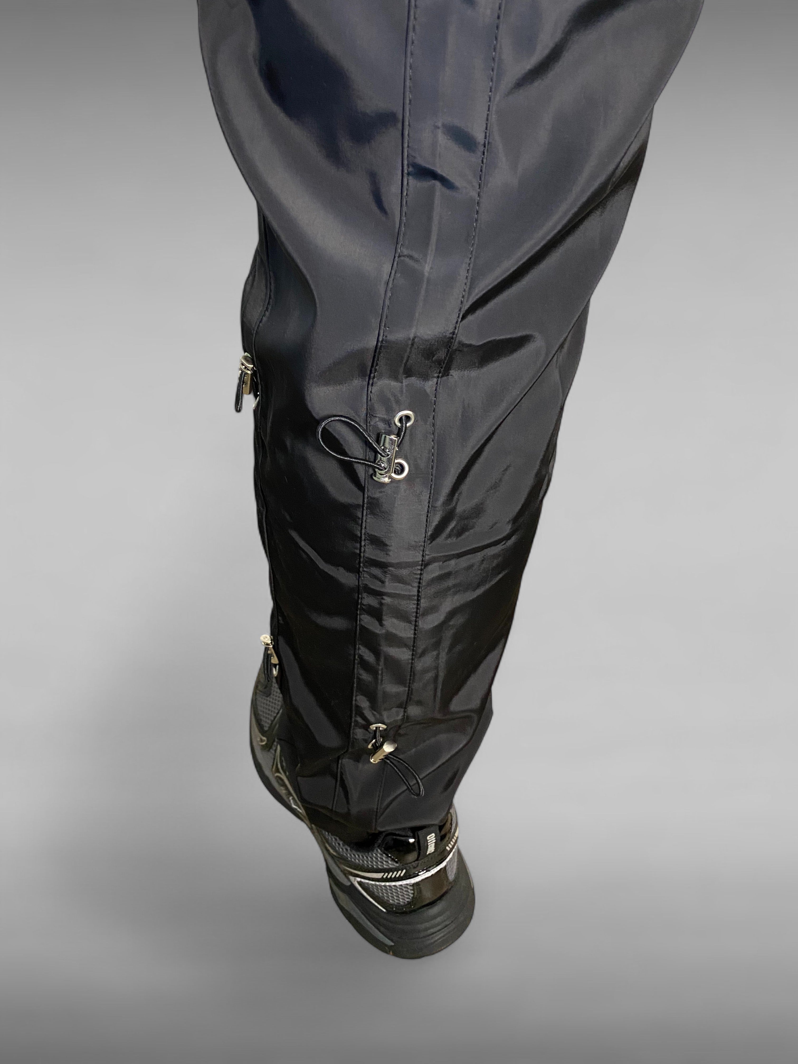 Cargo Technique Noir à Détails Métalliques – IKAO