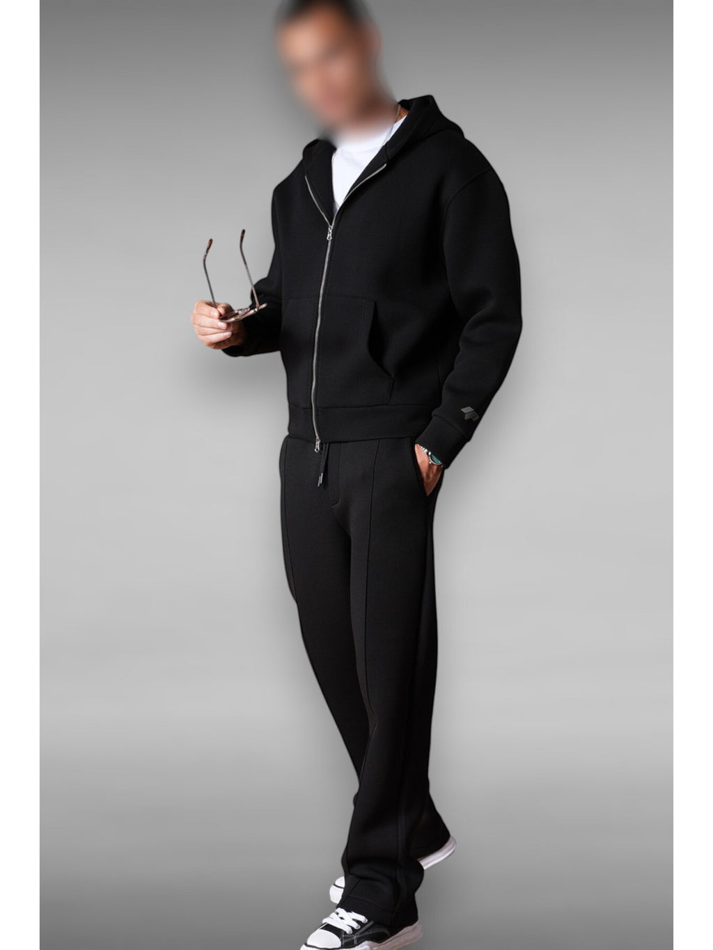 Ensemble Noir Zippé