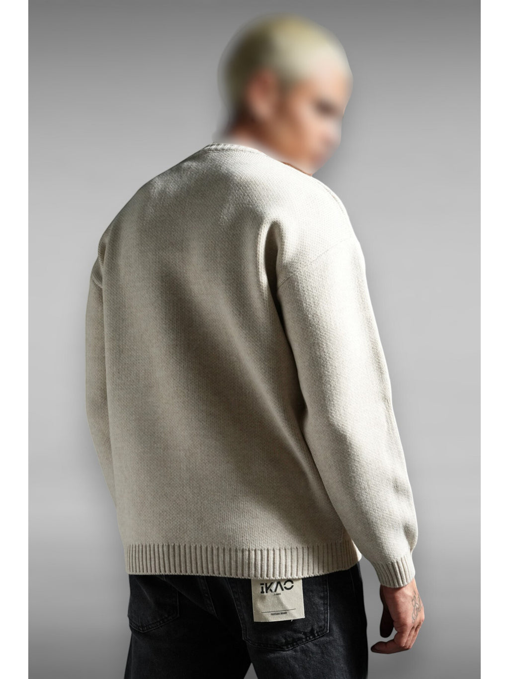 Pull Texturé Beige