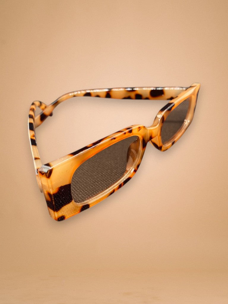 Lunettes de Soleil Écaille Rectangulaires