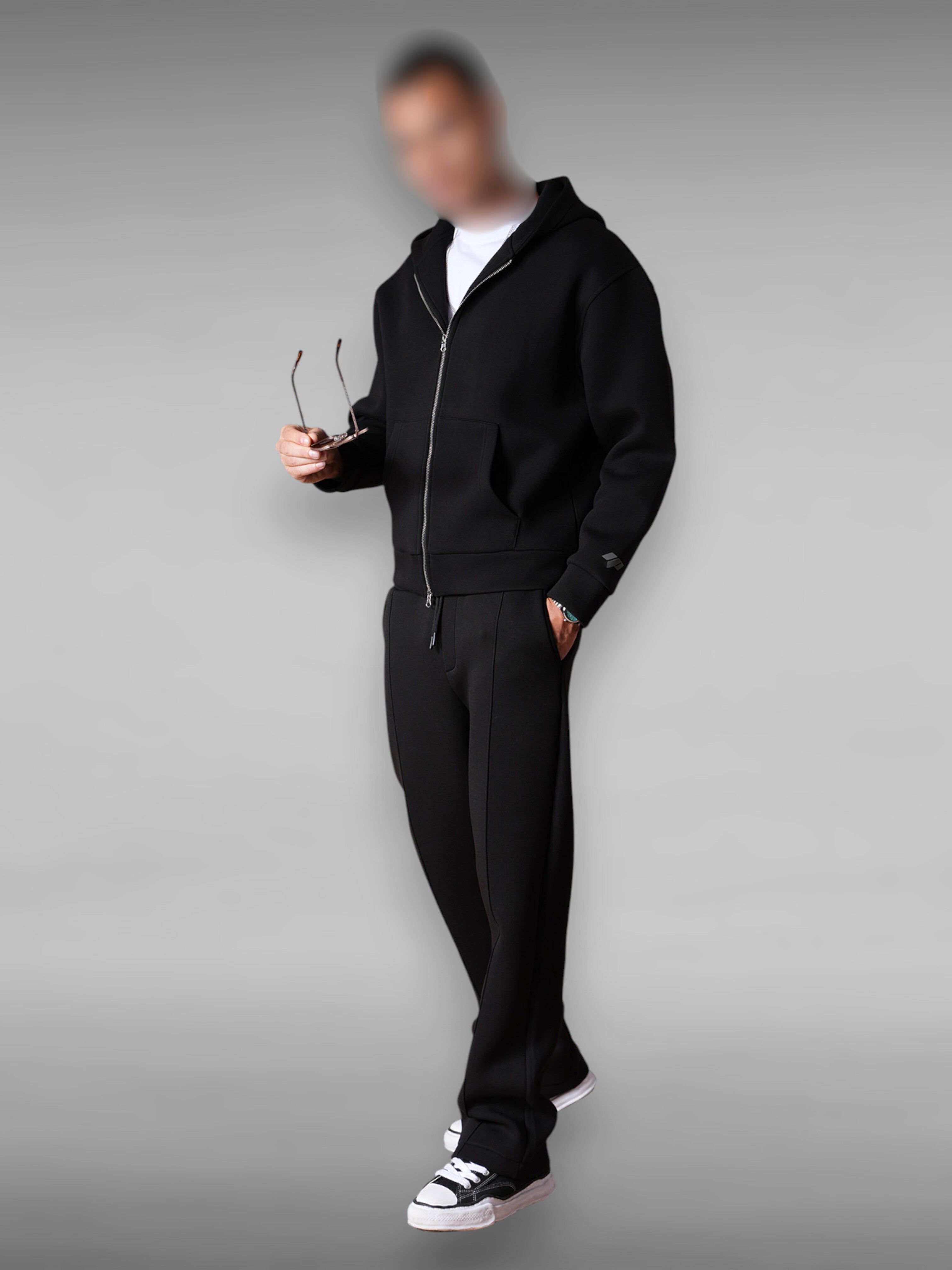 Ensemble Noir Zippé - IKAO