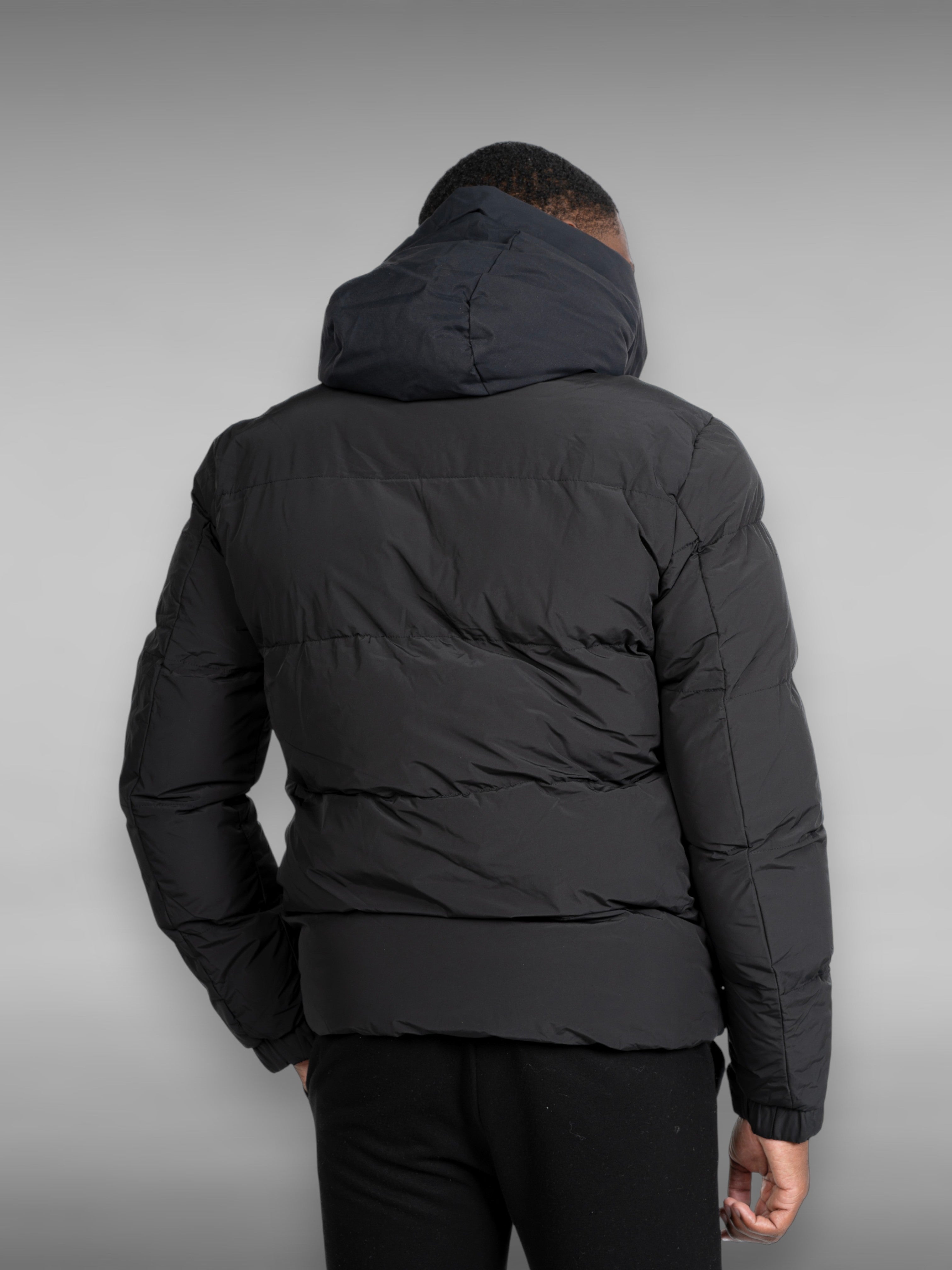 Doudoune Noire Matelassée