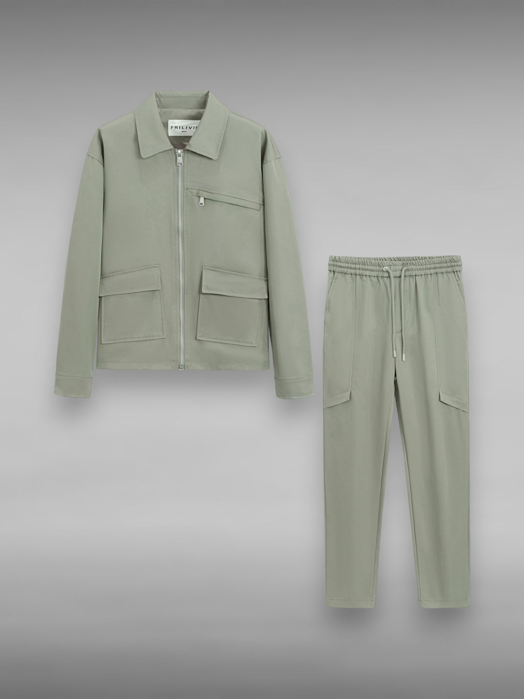 Ensemble Cargo Kaki – FRILIVIN