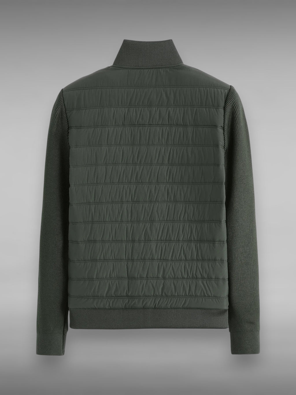 Veste Matelassée Bimatière Kaki – FRILIVIN