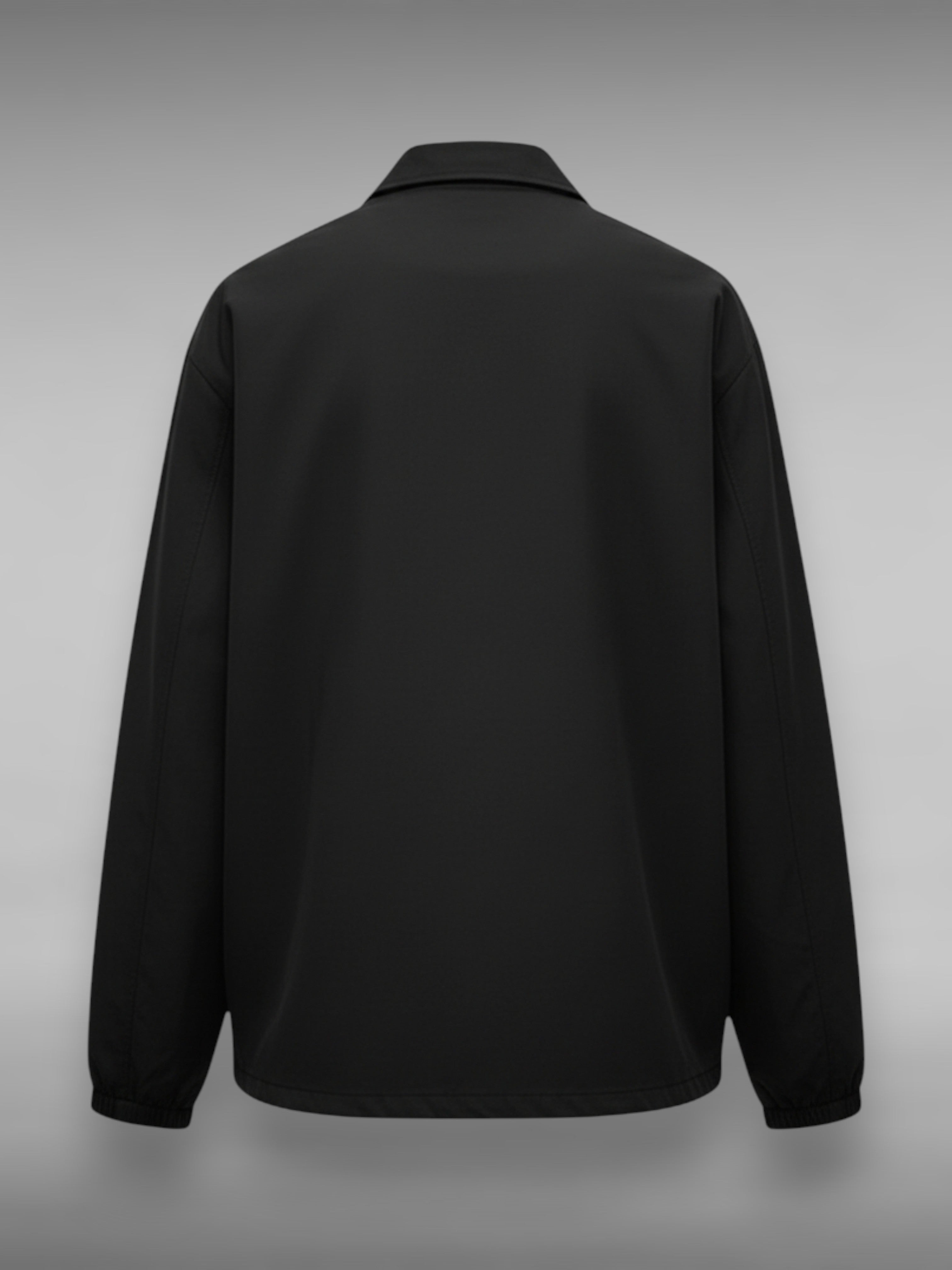 Surchemise Zippée Unisexe Noire – FRILIVIN