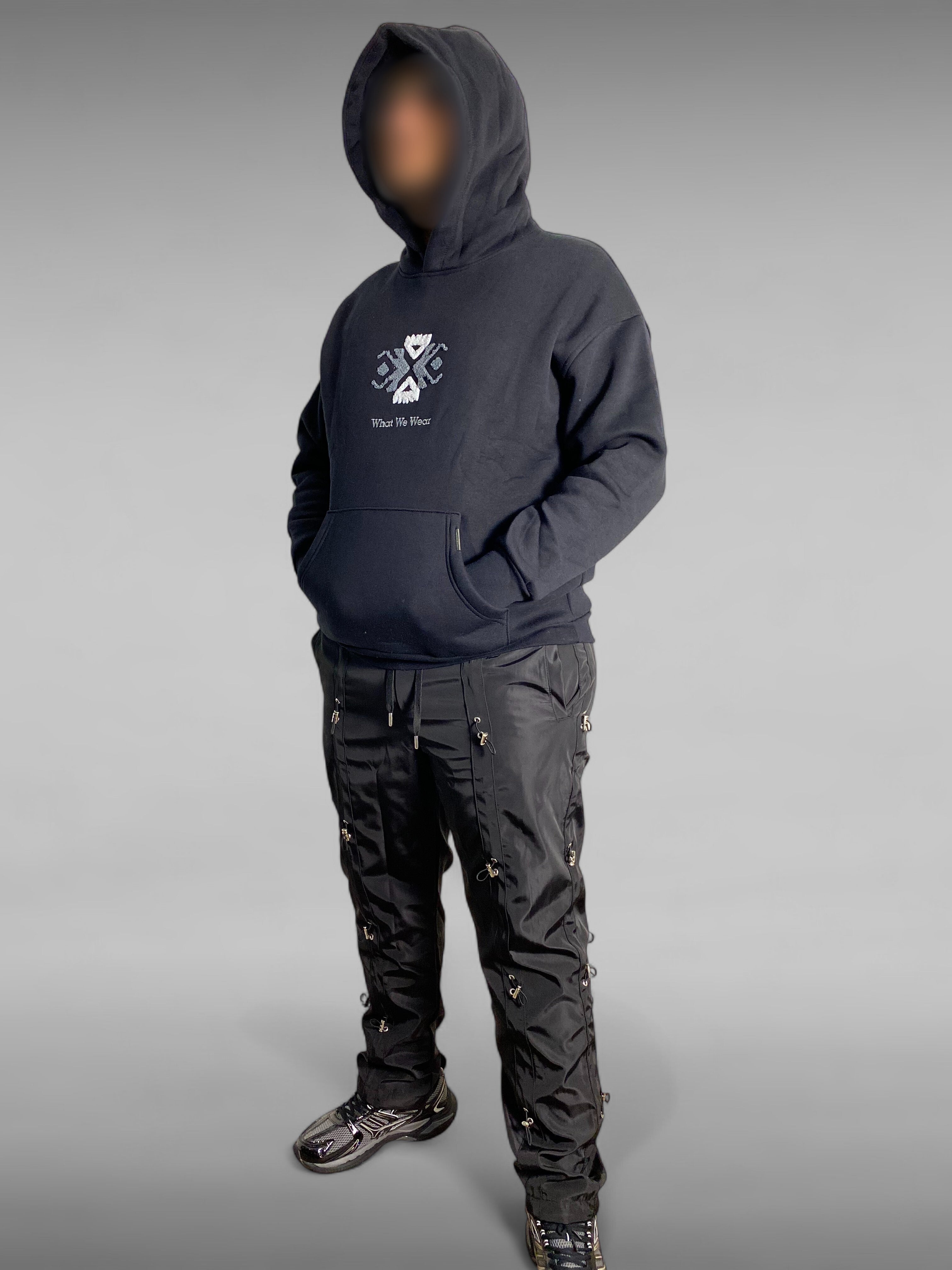 Sweat à Capuche Oversize WHAT WE WEAR – Noir