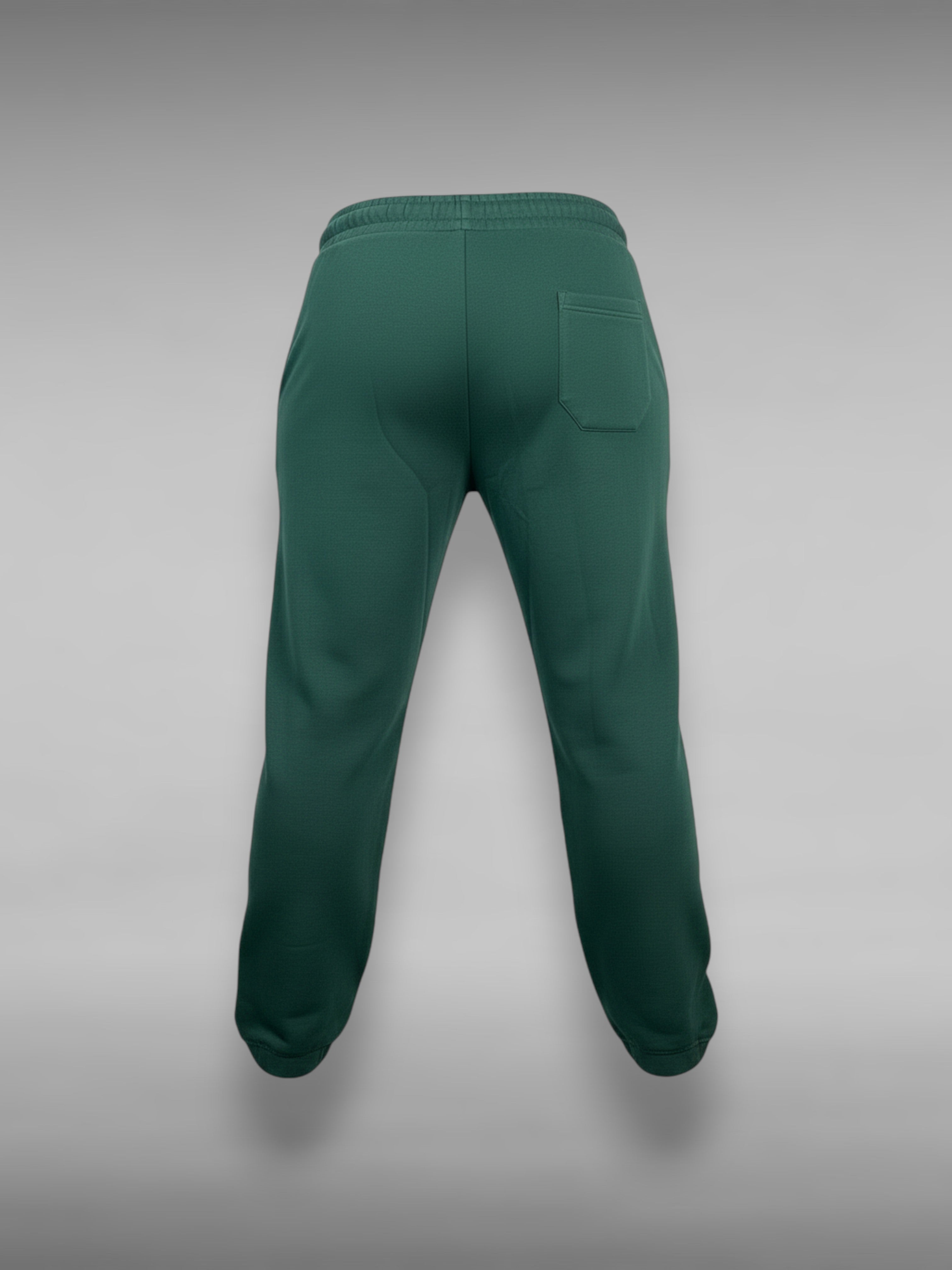 Pantalon en Coton Brodé “CHAMPS” – Vert