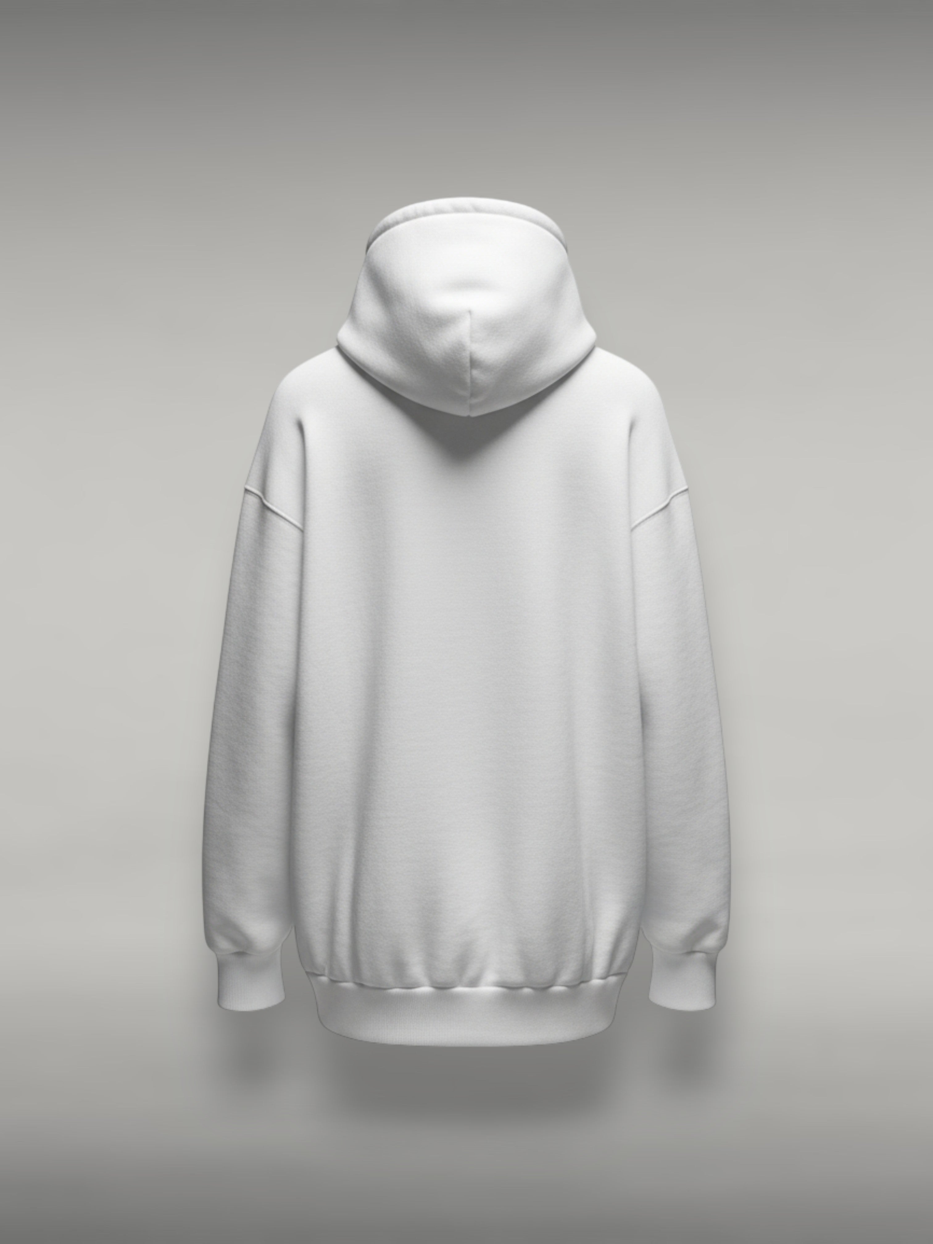 Sweat à Capuche Oversize REPRESENT Blanc